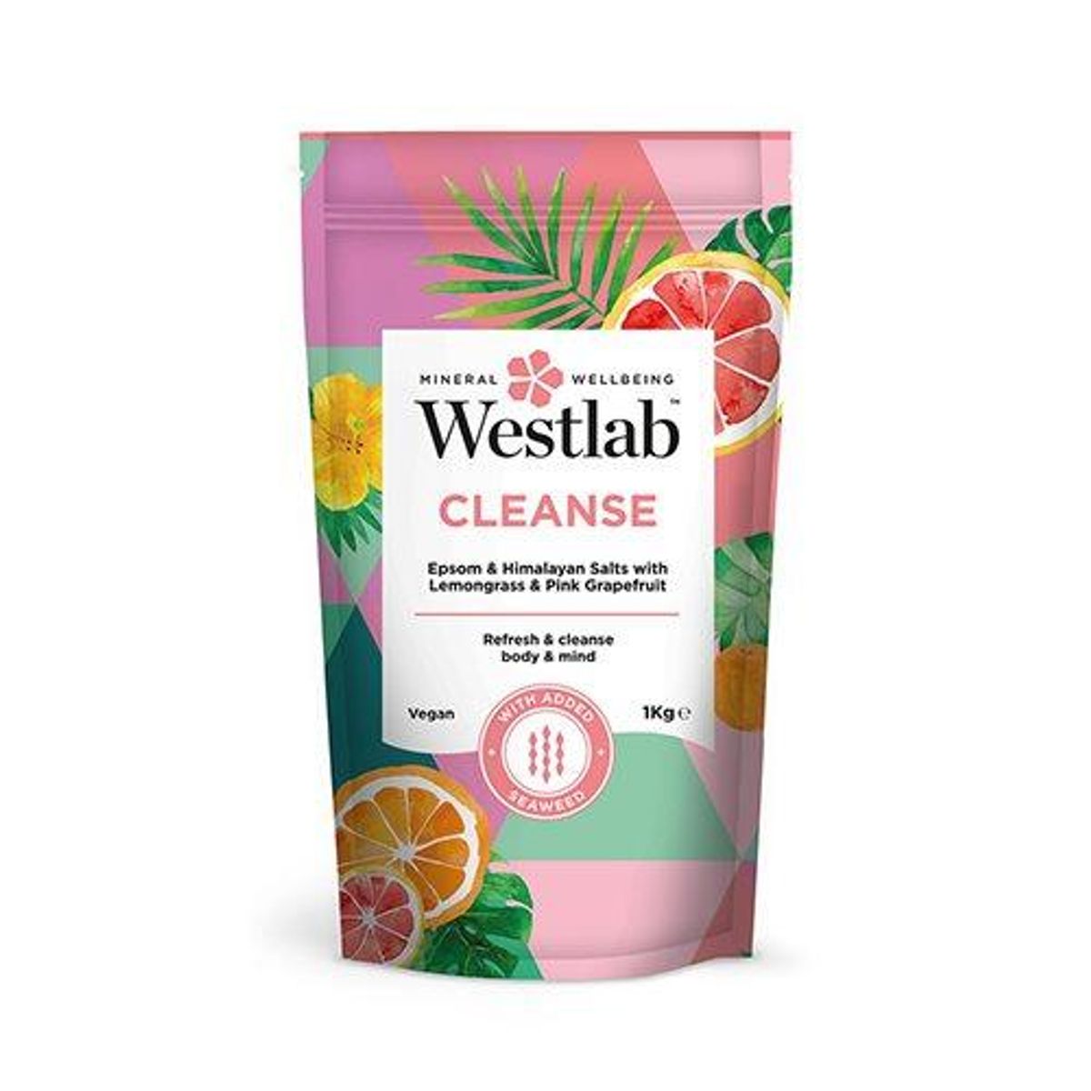 Westlab Badesalt Cleanse, 1kg.