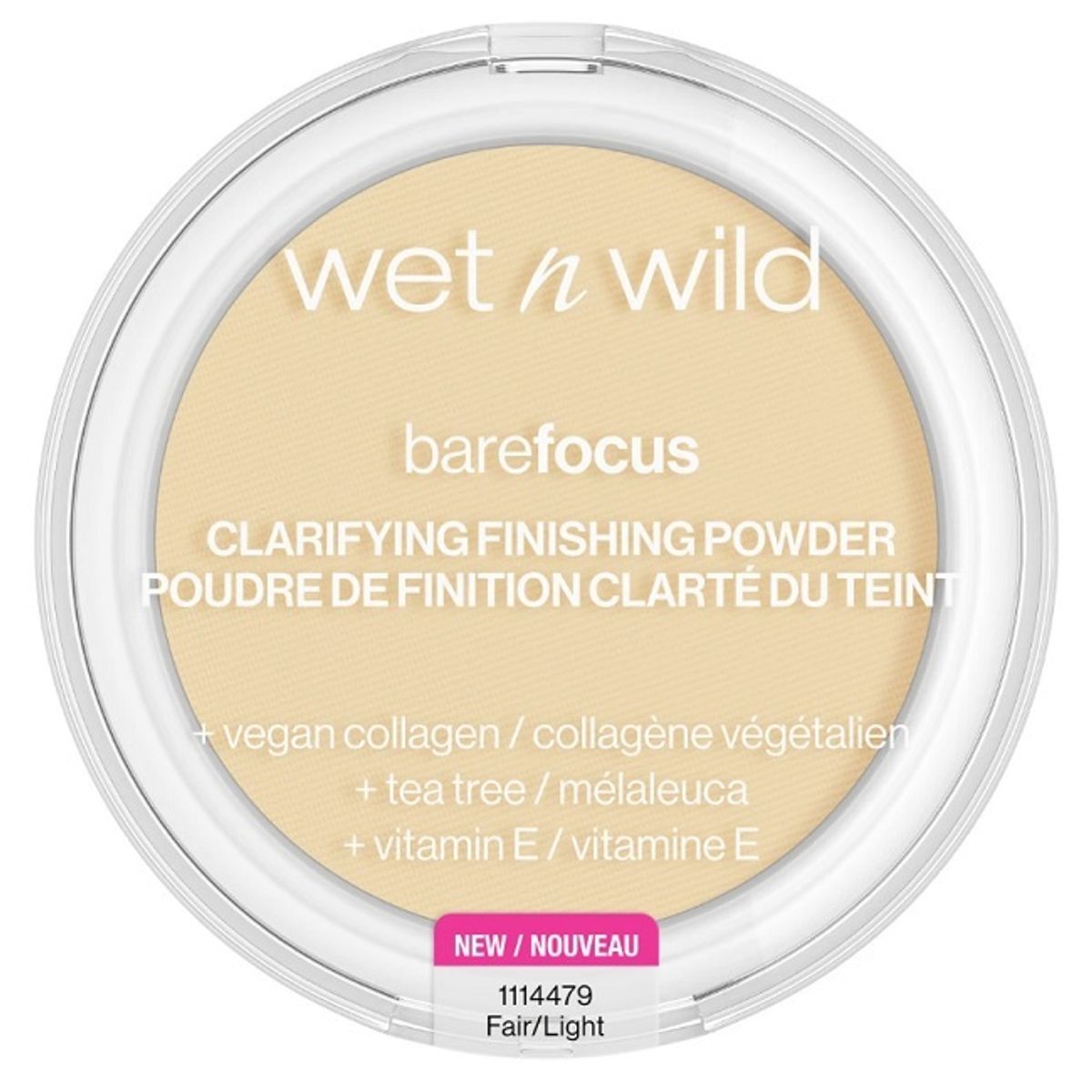 Wet n Wild - Bare Focus Clarifying Finishing Powder Fair Light - 7,8 g