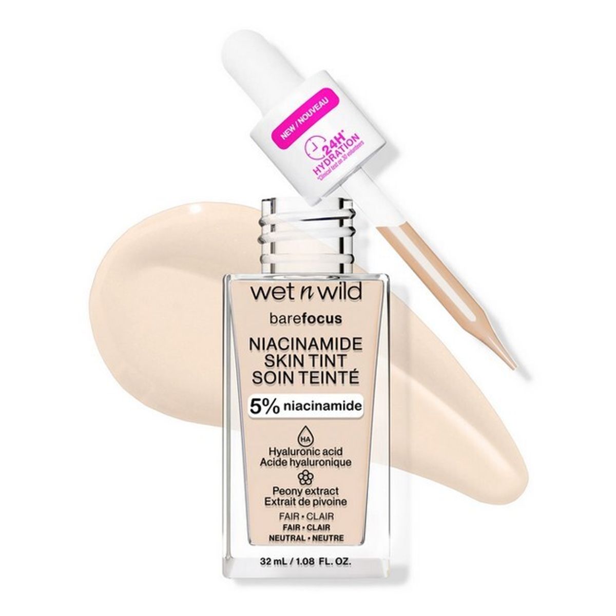 Wet n Wild - Bare Focus Niacinamide Skin Tint - Natural Light - 32 ml