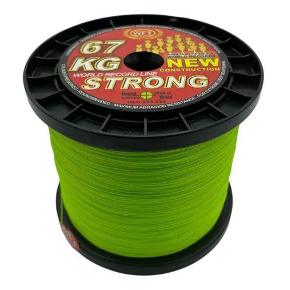 WFT 67KG Strong Chartreuse 0,39mm Metermål