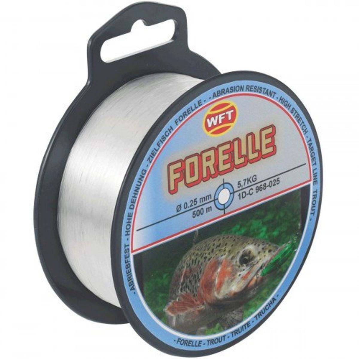 WFT Forelle 0,25mm 500m Klar