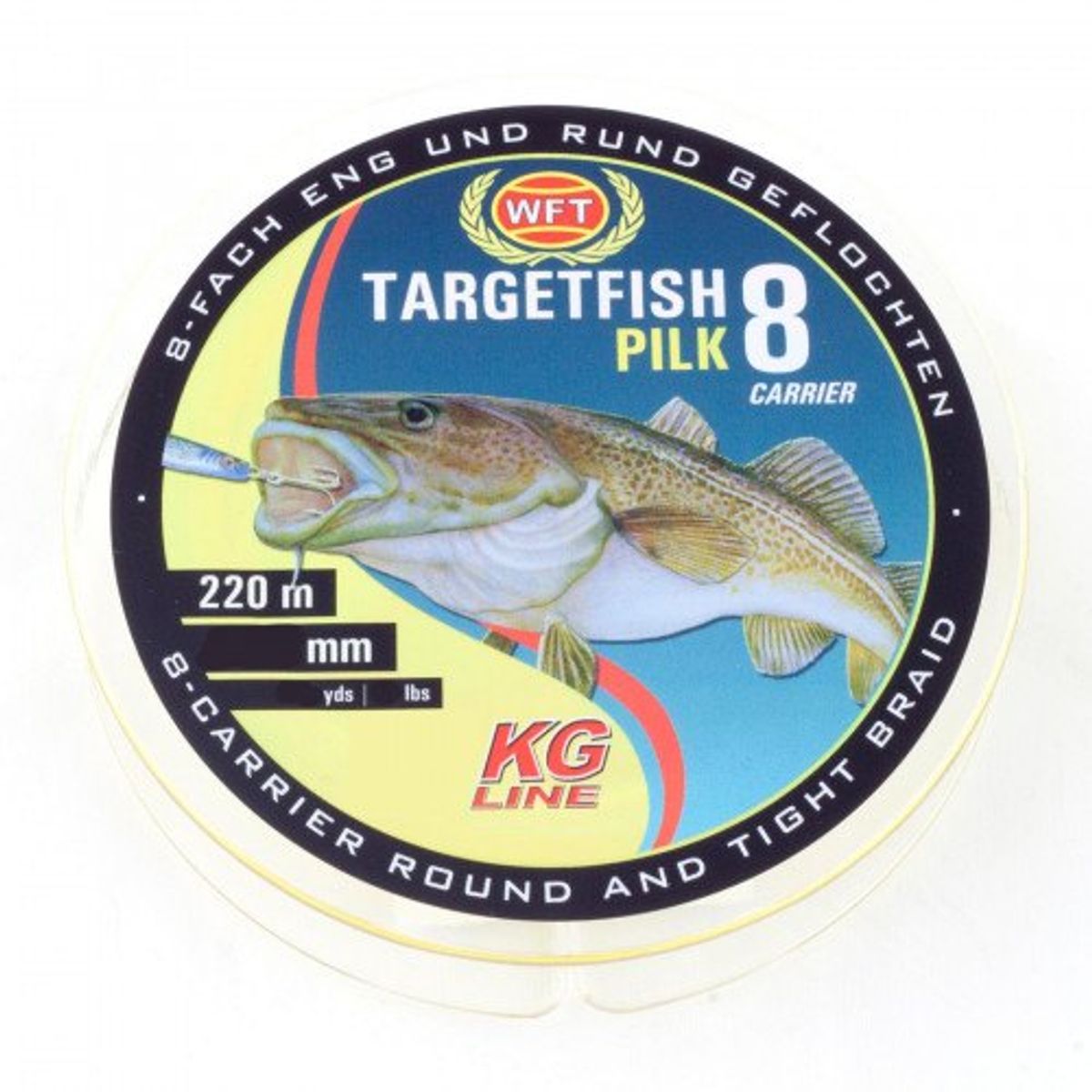 WFT Targetfish 8 Pilk Yellow 220m