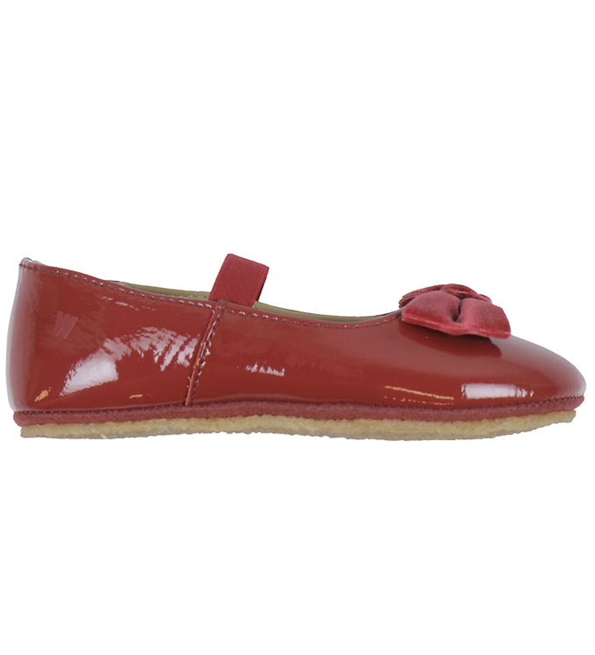 Wheat Ballerina Sko - Rosen - Cherry Red