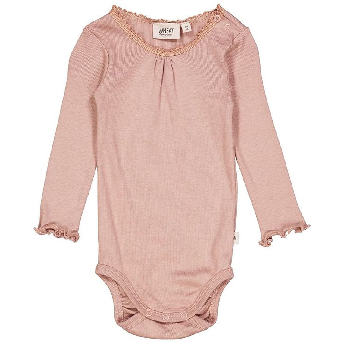 Wheat Body l/æ - Rib - Lace - Rose Dawn