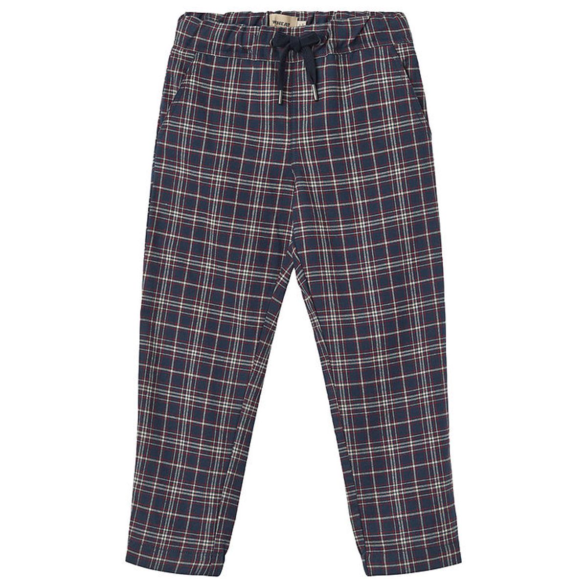 Wheat Bukser - Rufus - Navy Check