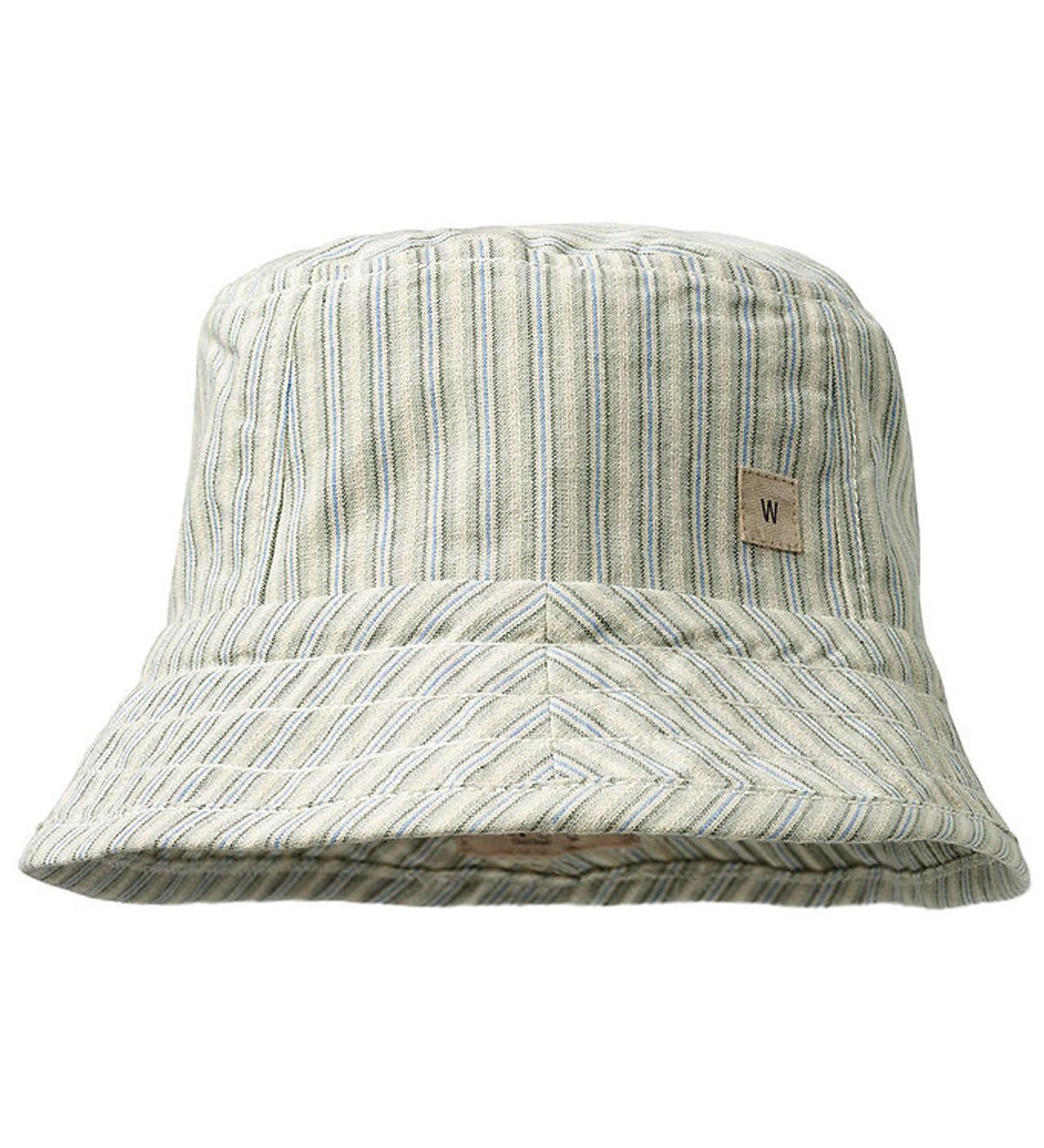 Wheat Bøllehat - Alec - Aquablue Stripe