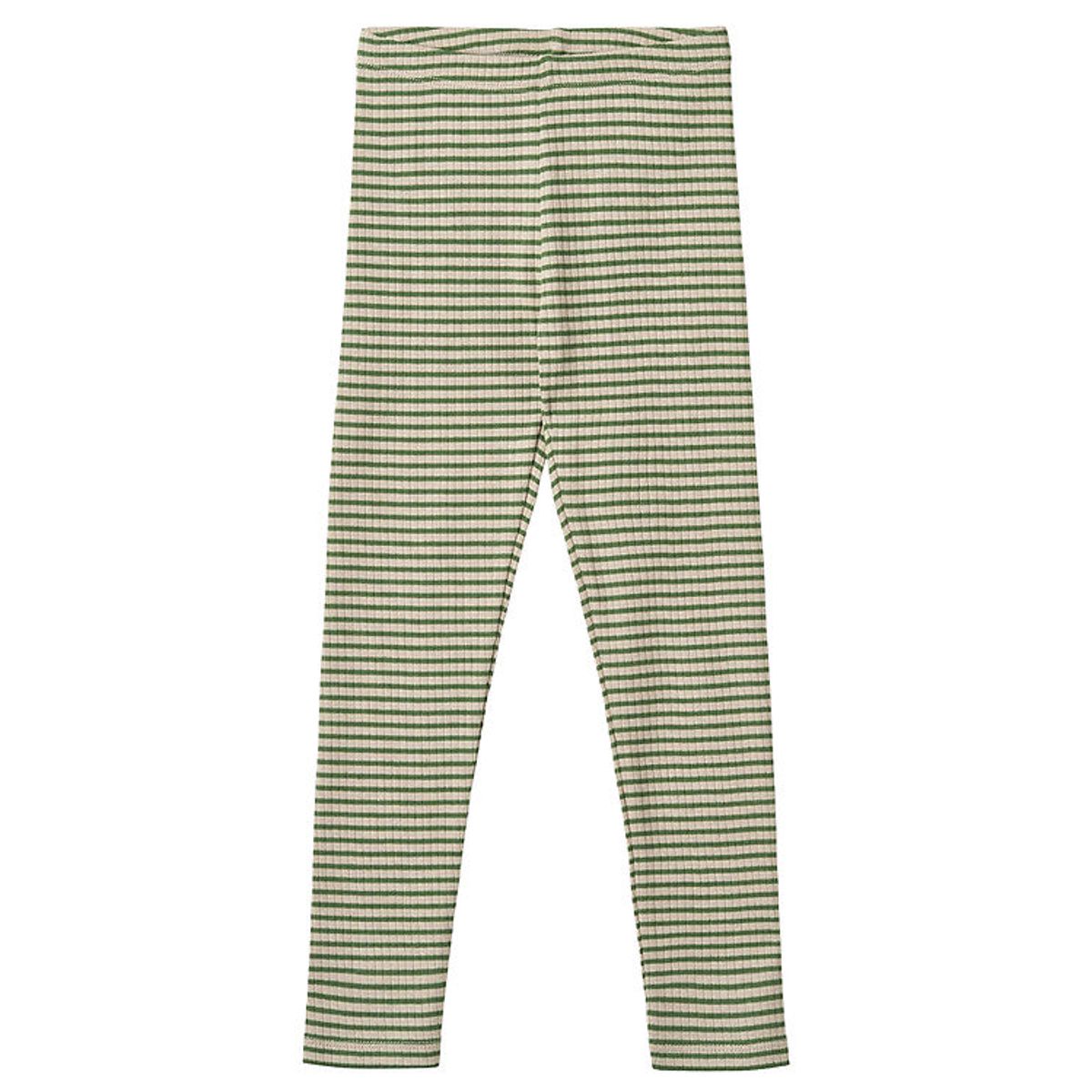 Wheat Leggings - Rib - Jules - Elm Green Stripe