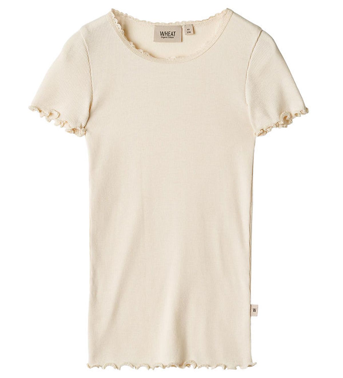 Wheat T-shirt - Rib - Katie - Cream