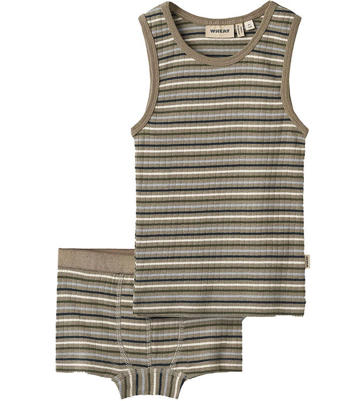 Wheat Undertøj - 2-delt - Rib - Lui - Multi Stripe