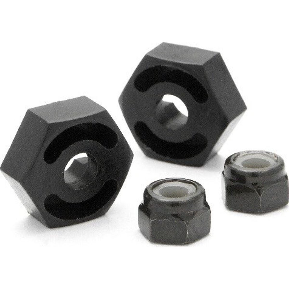 Wheel Adapter (4pcs Hex/pin & Nut/sprint) - Hp85003 - Hpi Racing