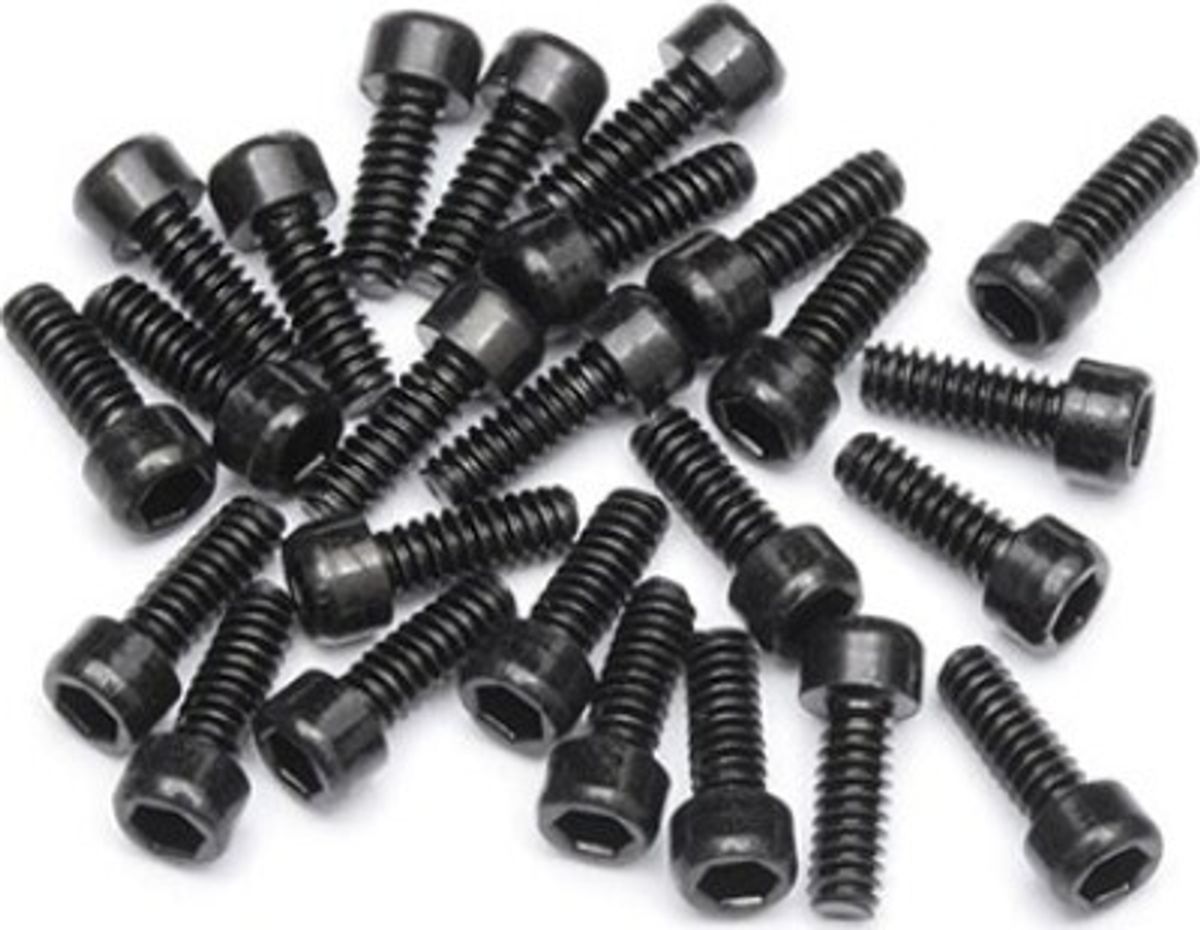 Wheel Screw (4-40x8mm Hex Socket/25pcs) - Hpz340 - Hpi Racing