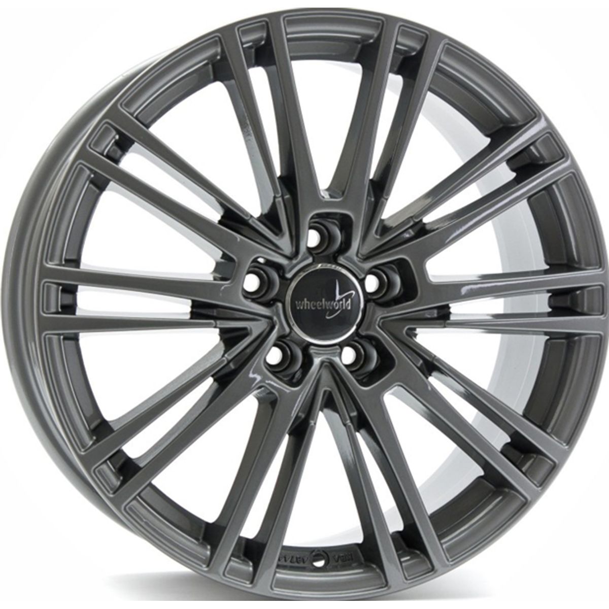 WheelWorld WH18 Daytona Grau lackiert