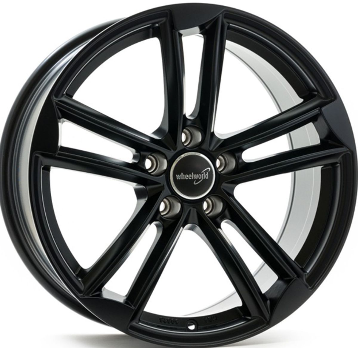 WheelWorld WH27 Schwarz matt lackiert