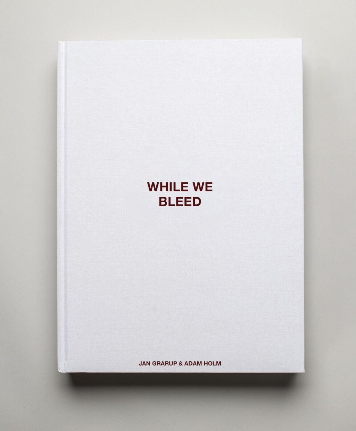 While We Bleed - The Limited Edition - Jan Grarup And Adam Holm - English Book