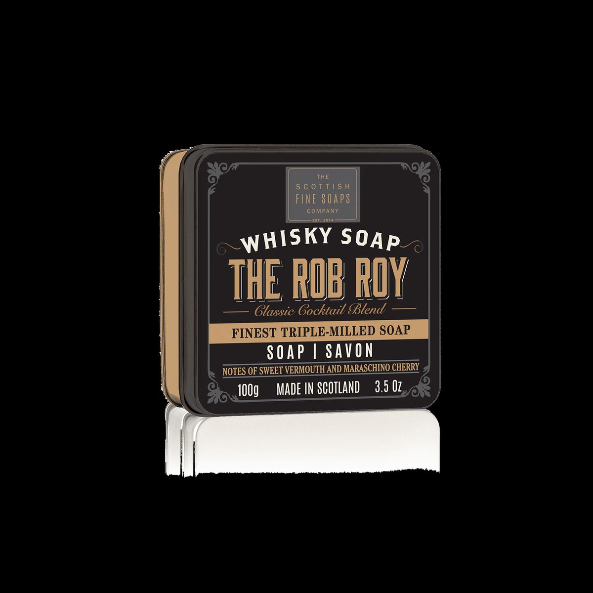 Whisky sæbe Rob Roy - i tindåse