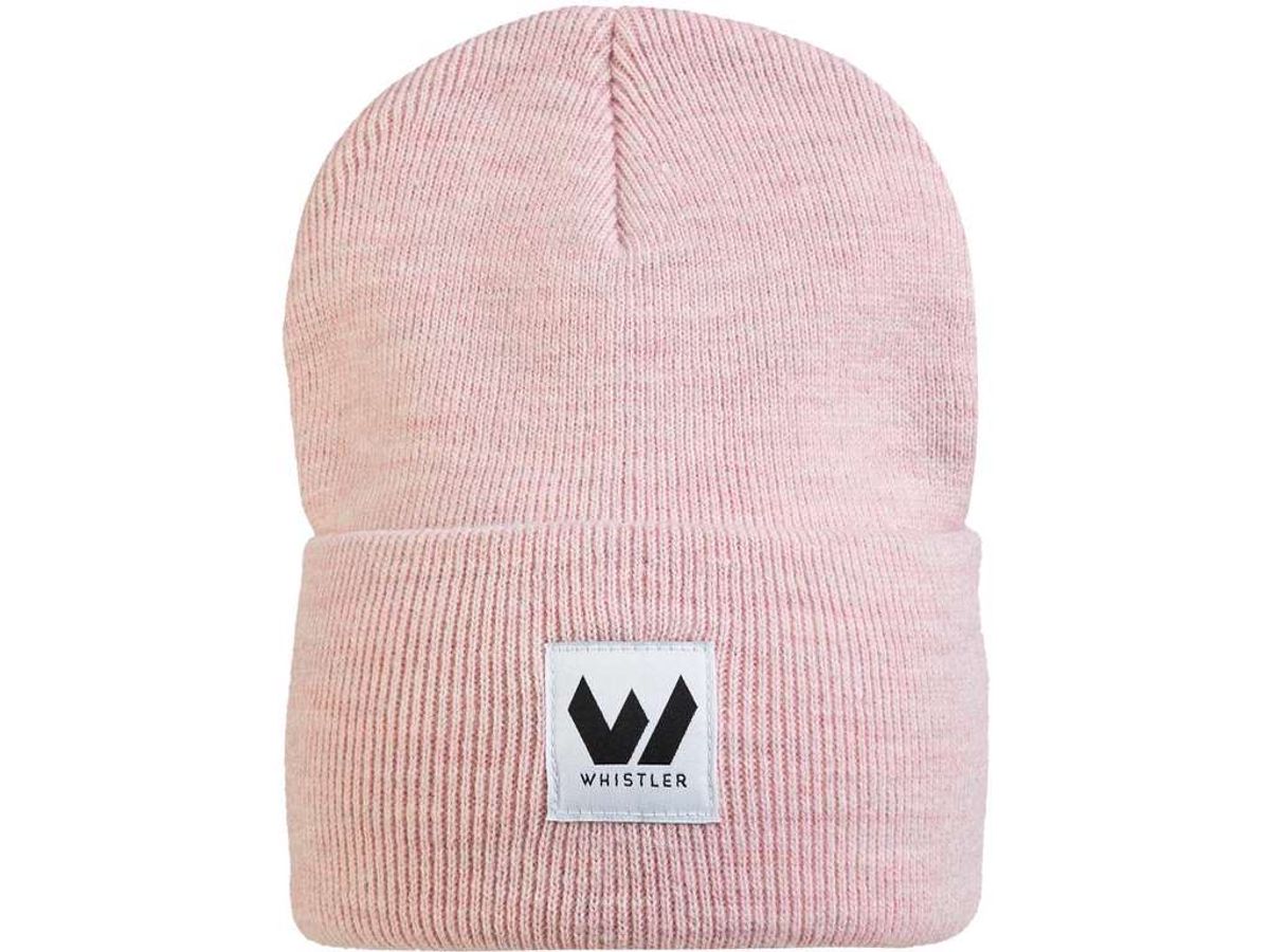 Whistler - Linjoe Melange Hat - Beanie hat - Candy pink - Voksen