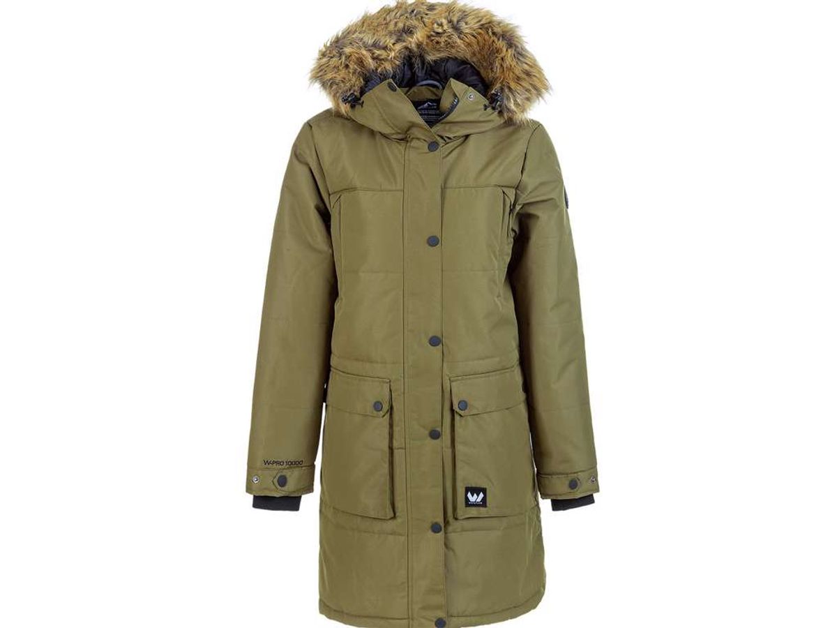 Whistler - Lizbeth - Parka jakke dame - Dark olive - Str. 38