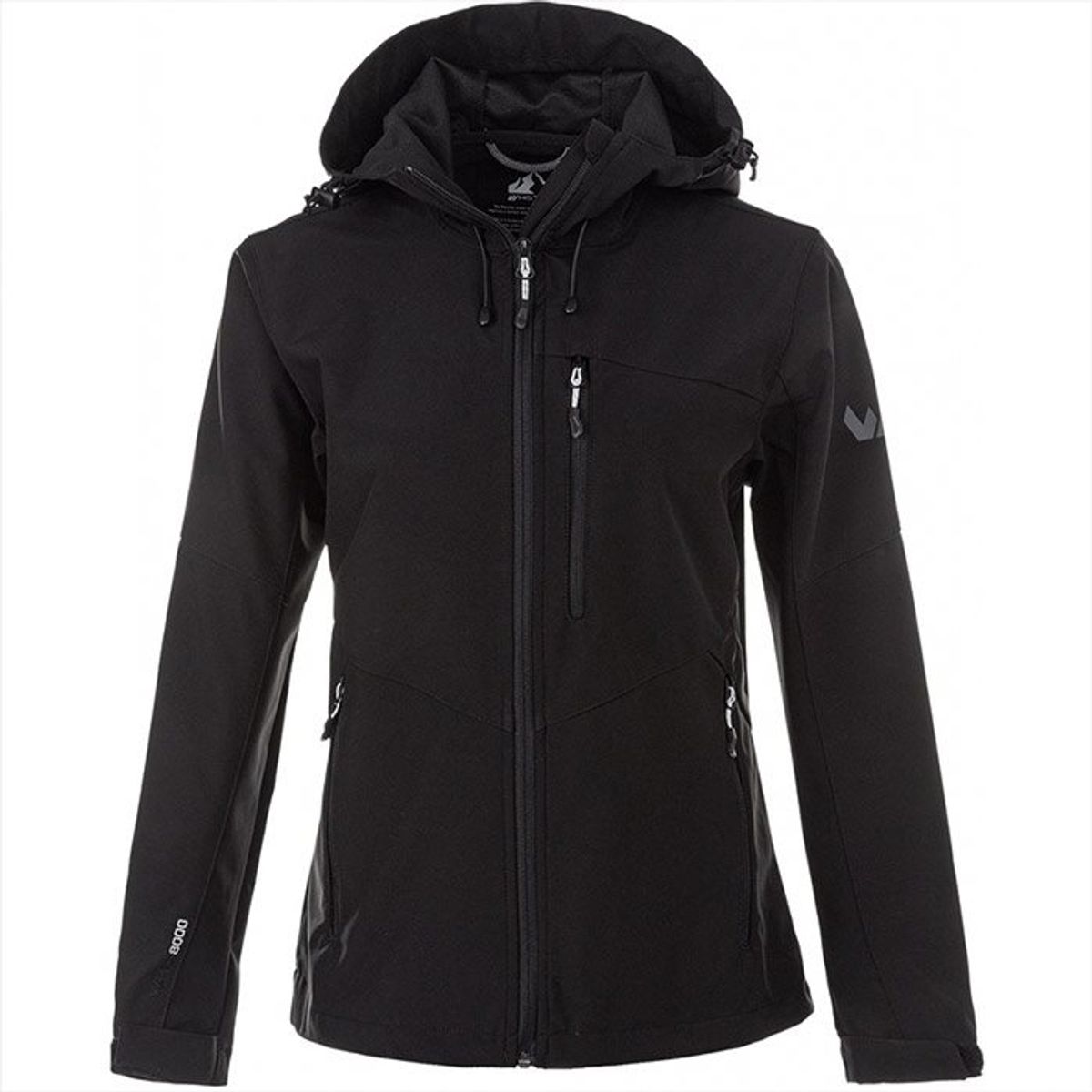 Whistler PBlåa Softshell damejakke 8000mm-Sort-48 - Regntøj, poncho