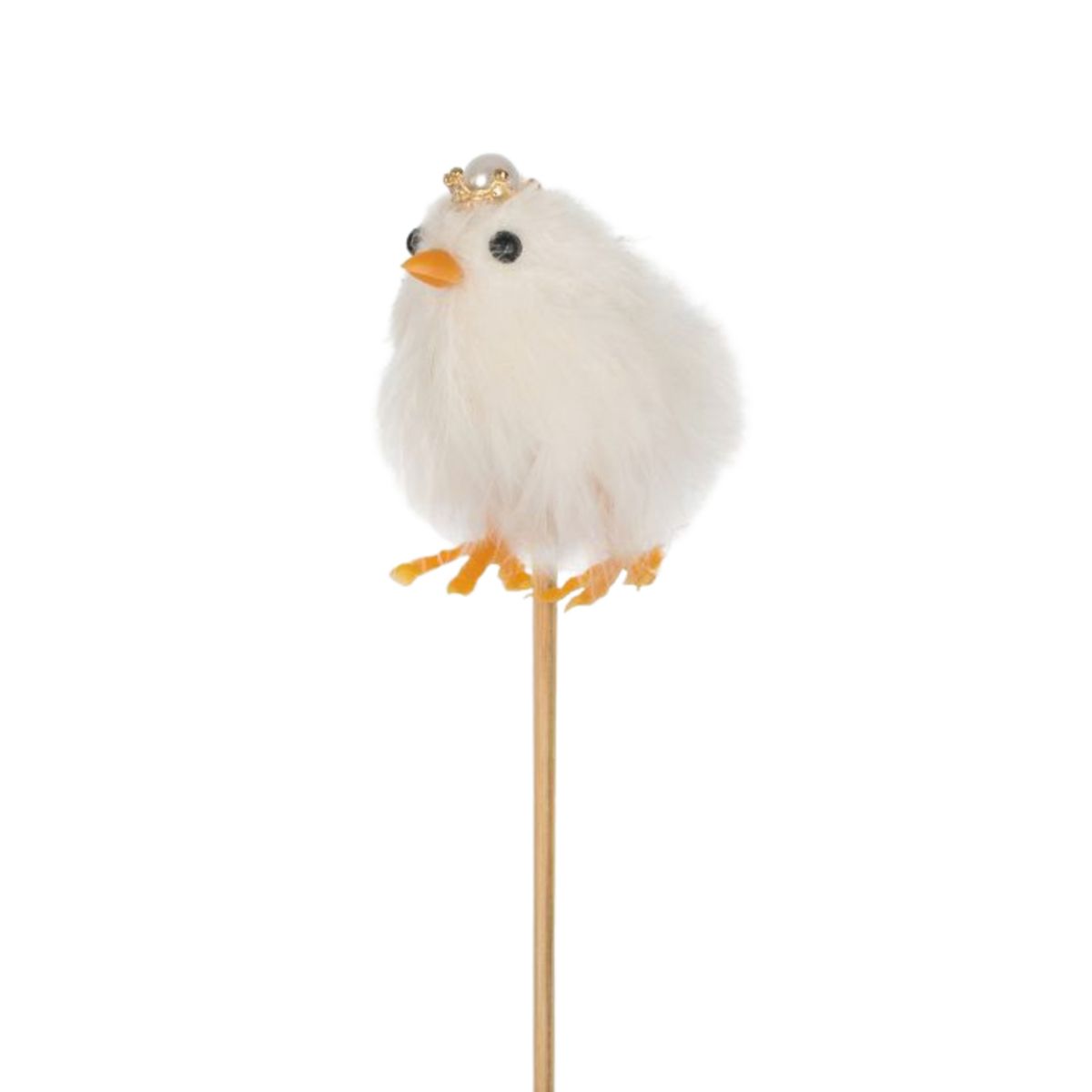 White Chick On Stick