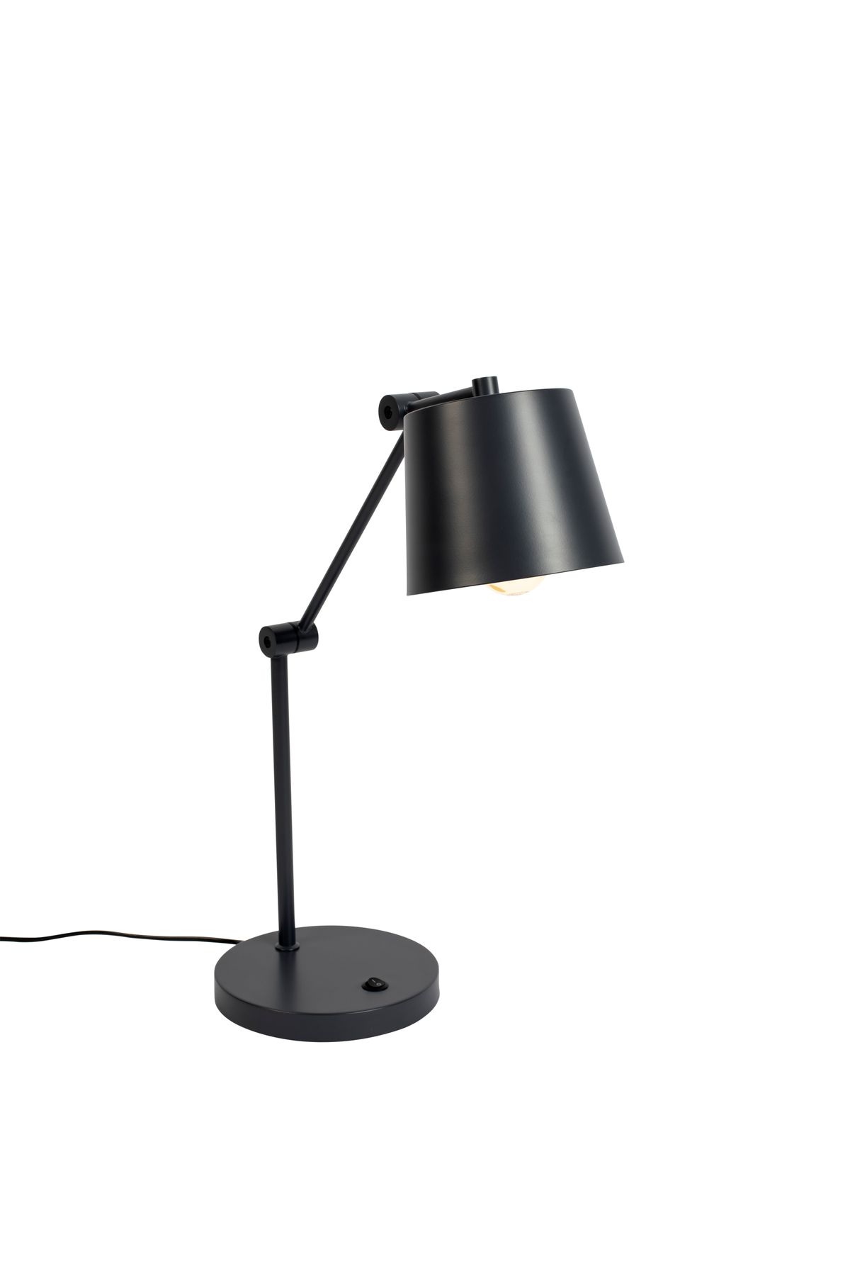 WHITE LABEL LIVING Hajo skrivebordslampe - sort jern