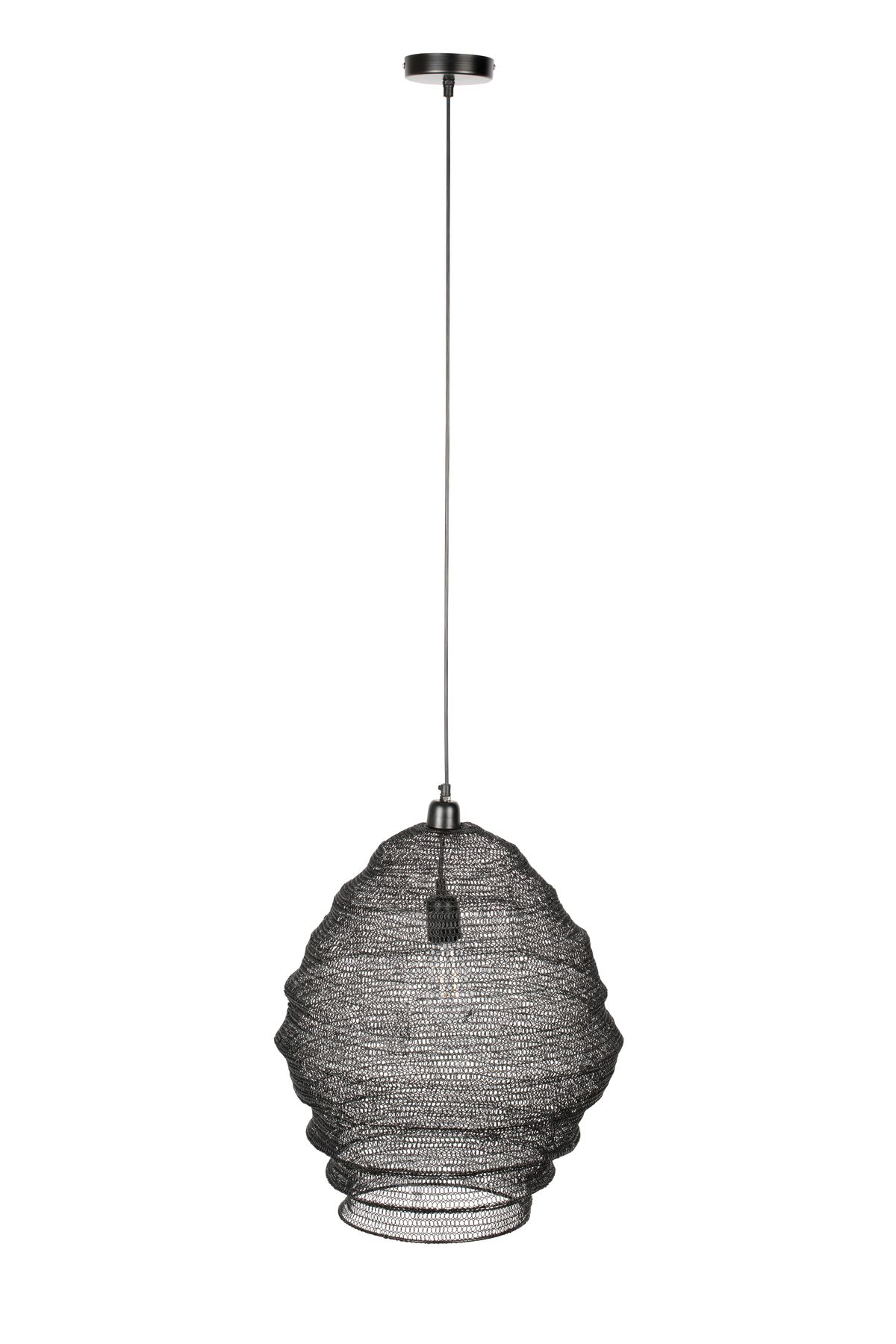 WHITE LABEL LIVING Lena L loftlampe - sort jern