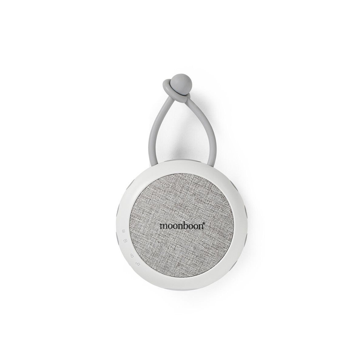 White Noise Speaker, White & Grey fra Moonboon