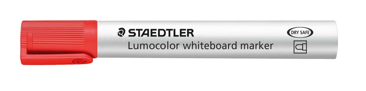 Whiteboardmarker Staedtler rød 2mm.