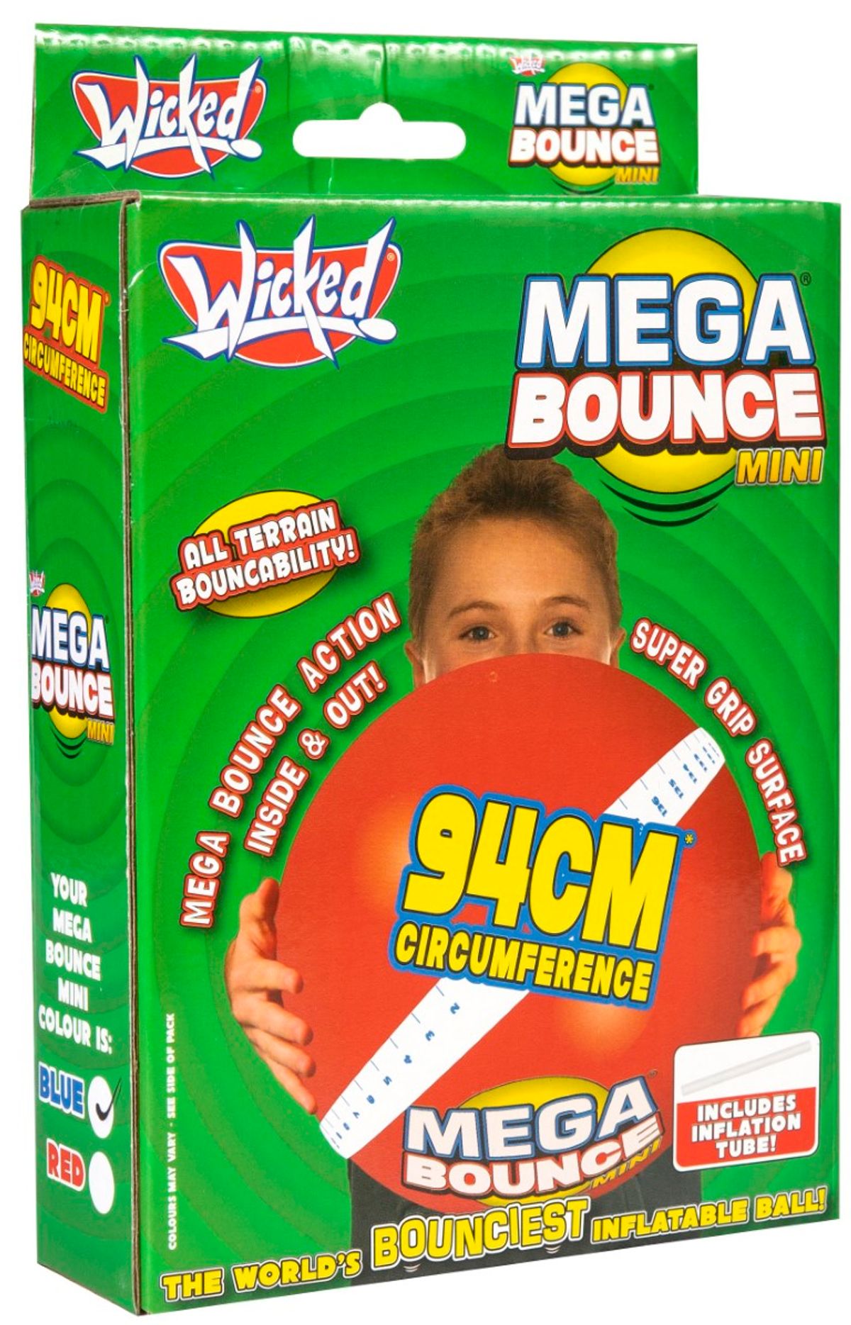 Wicked Mega Bounce Mini - oppustelig hoppebold