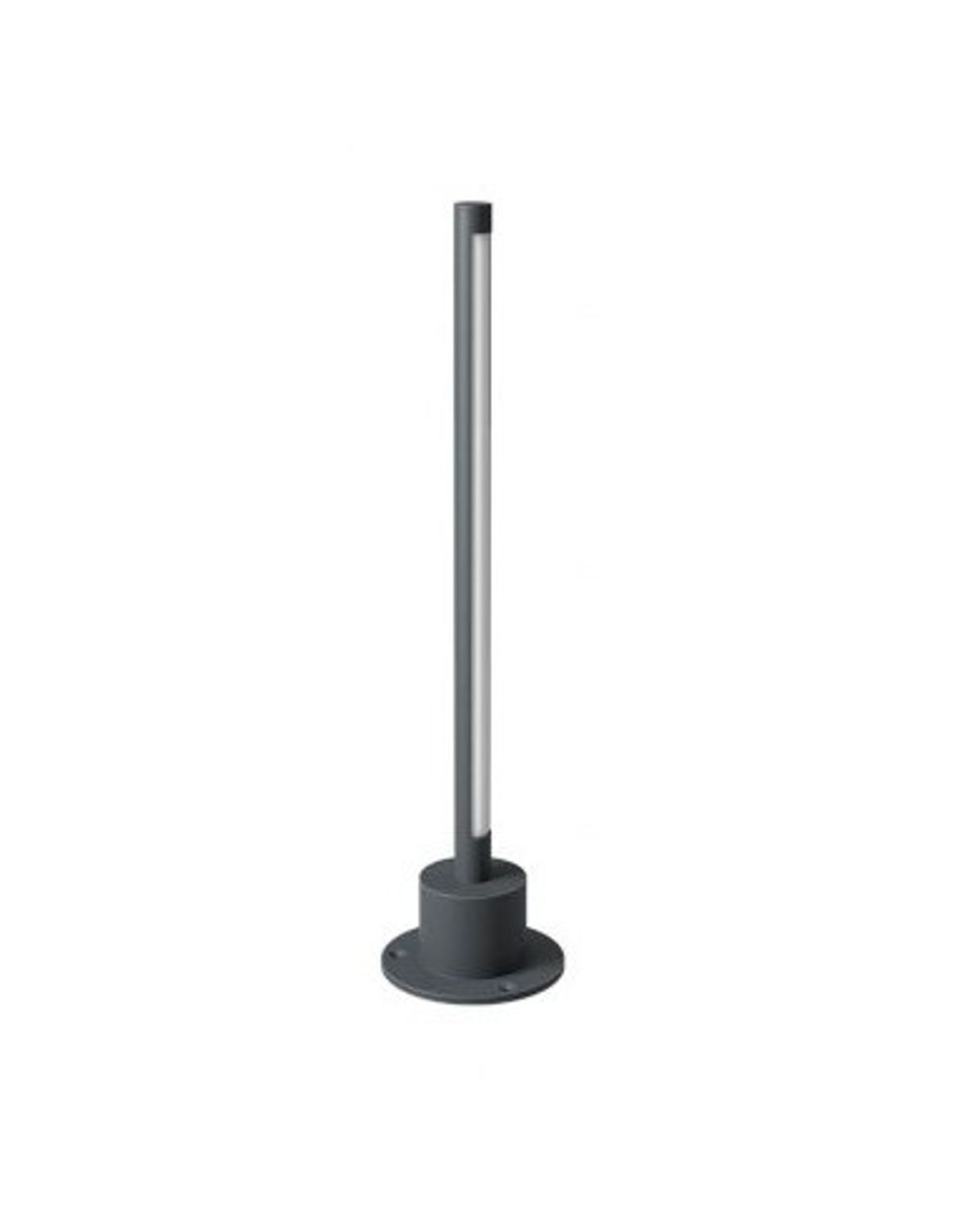 WIKI Bedlampe i aluminium og polycarbonat H50 cm 1 x 5W SMD LED - Mat mørkegrå