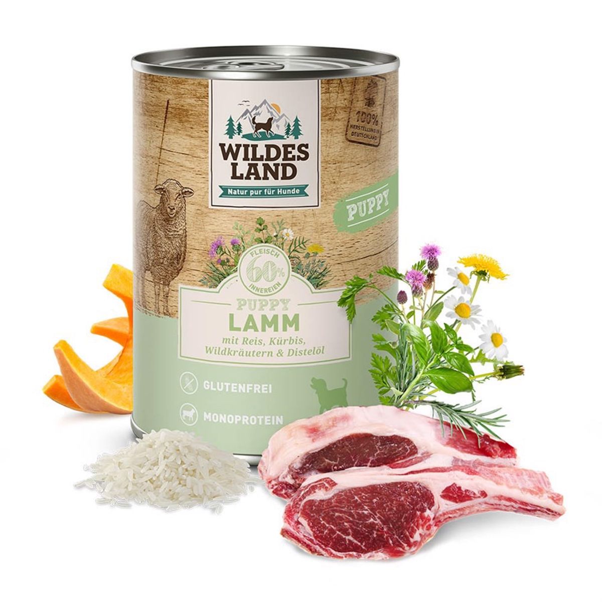 Wildes Land Classic Lam dåsemad, 400g