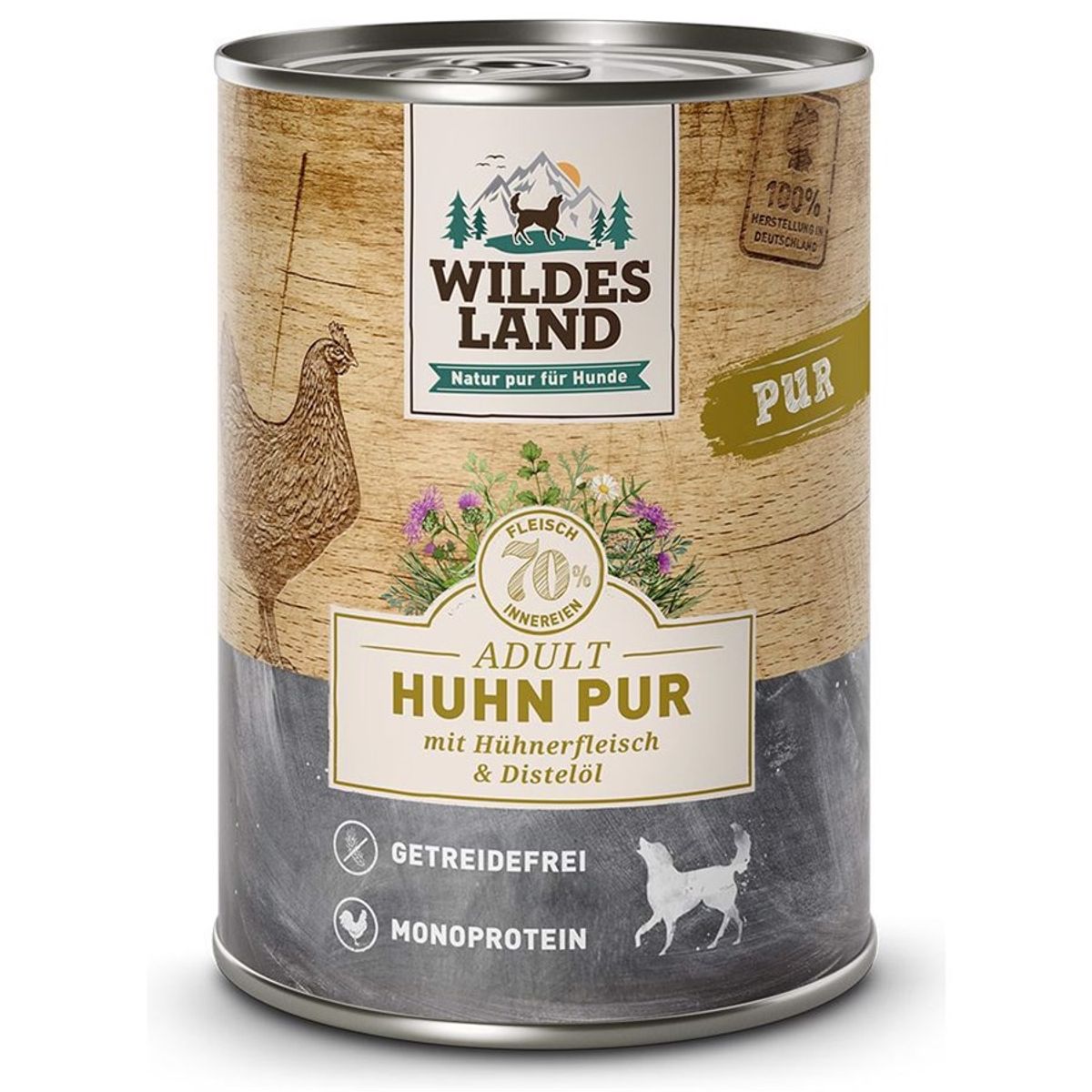 Wildes Land Pur Kylling dåsemad, 400g