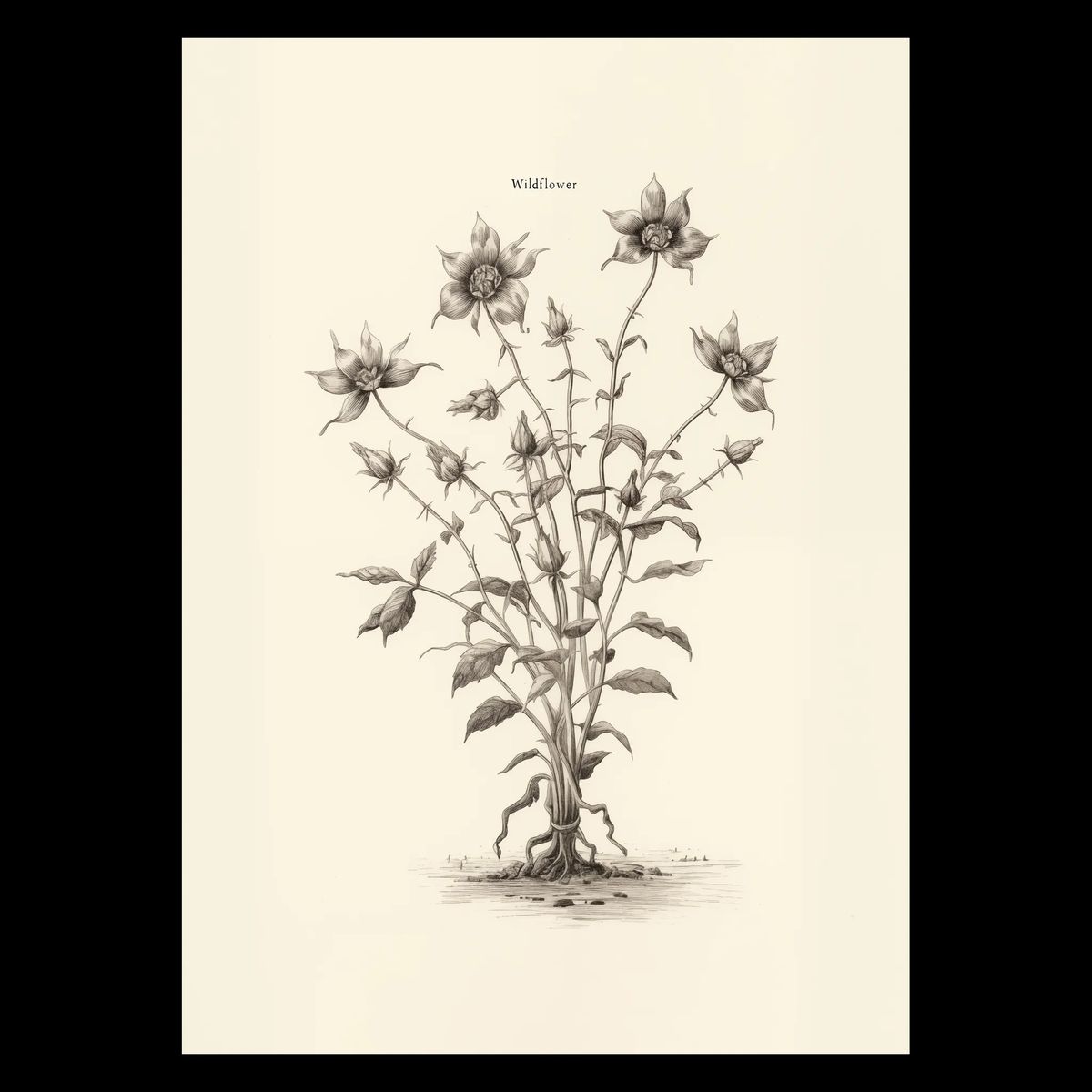 Wildflower Plakat 30x42 cm (A3) / Ingen ramme