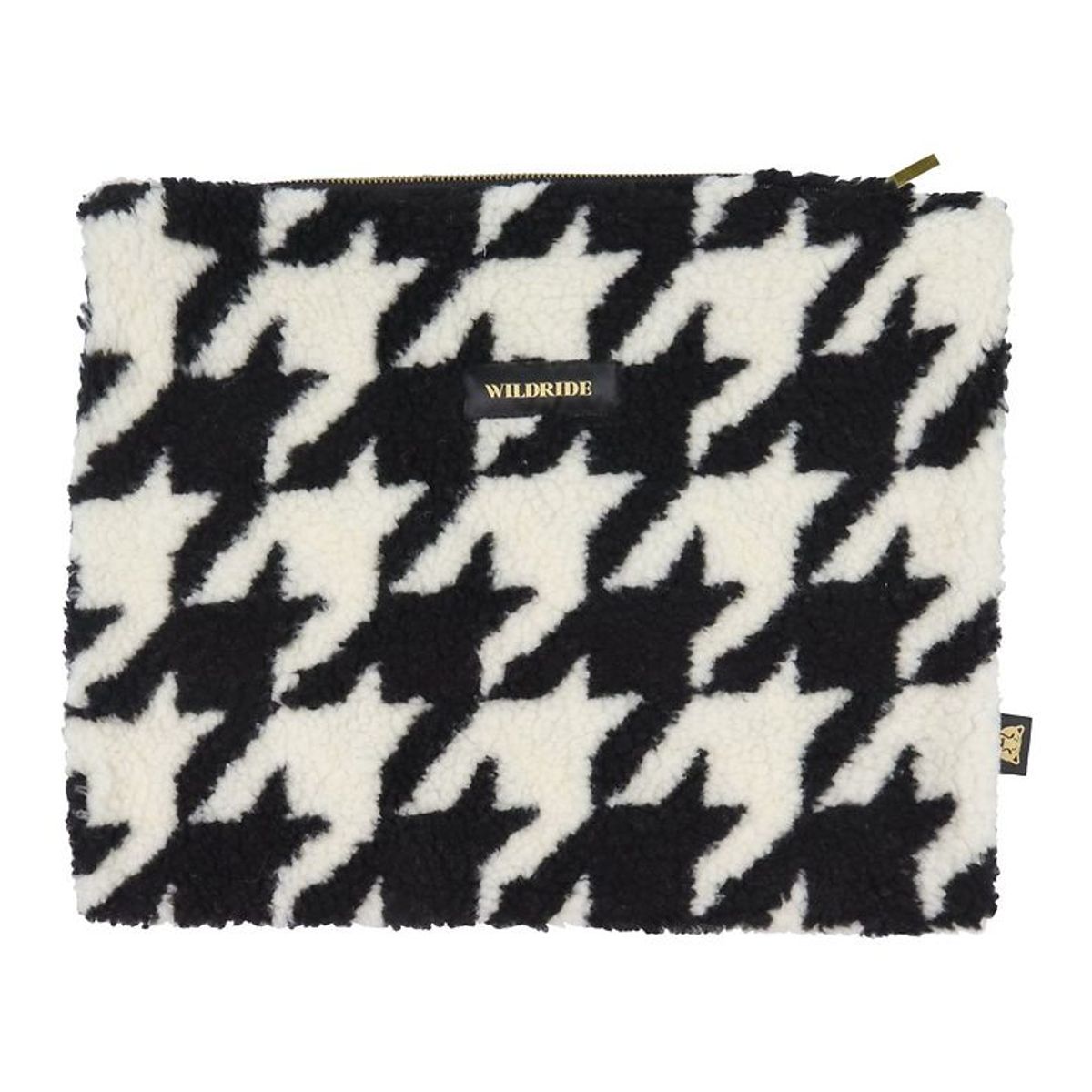 Wildride Taske - Pouch - 35x27 cm. - Teddy Houndstooth