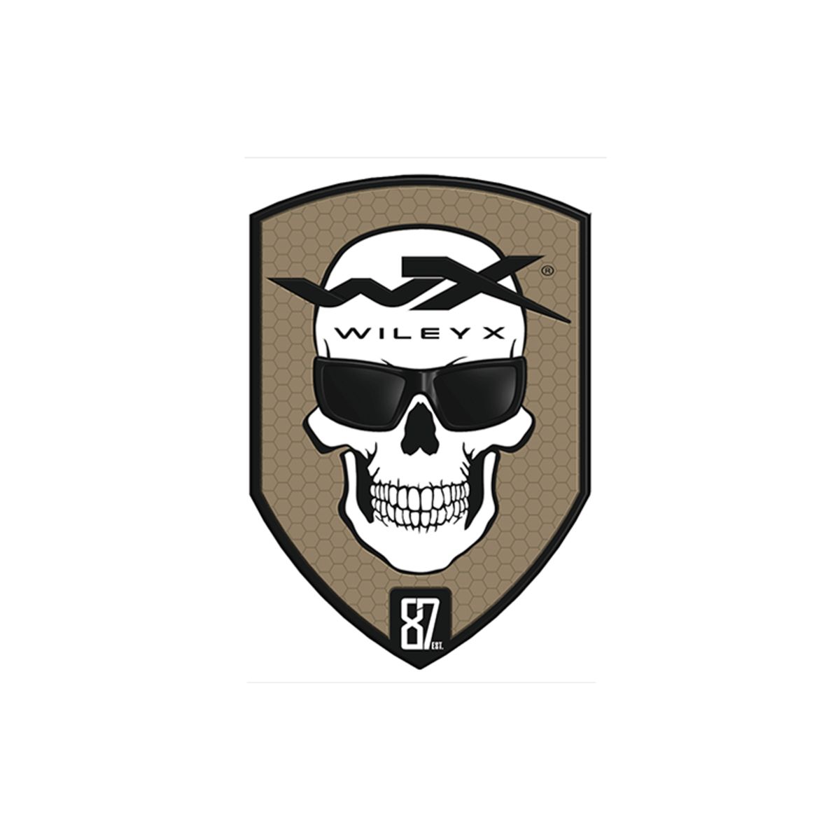 Wiley X Skull Patch, Tan