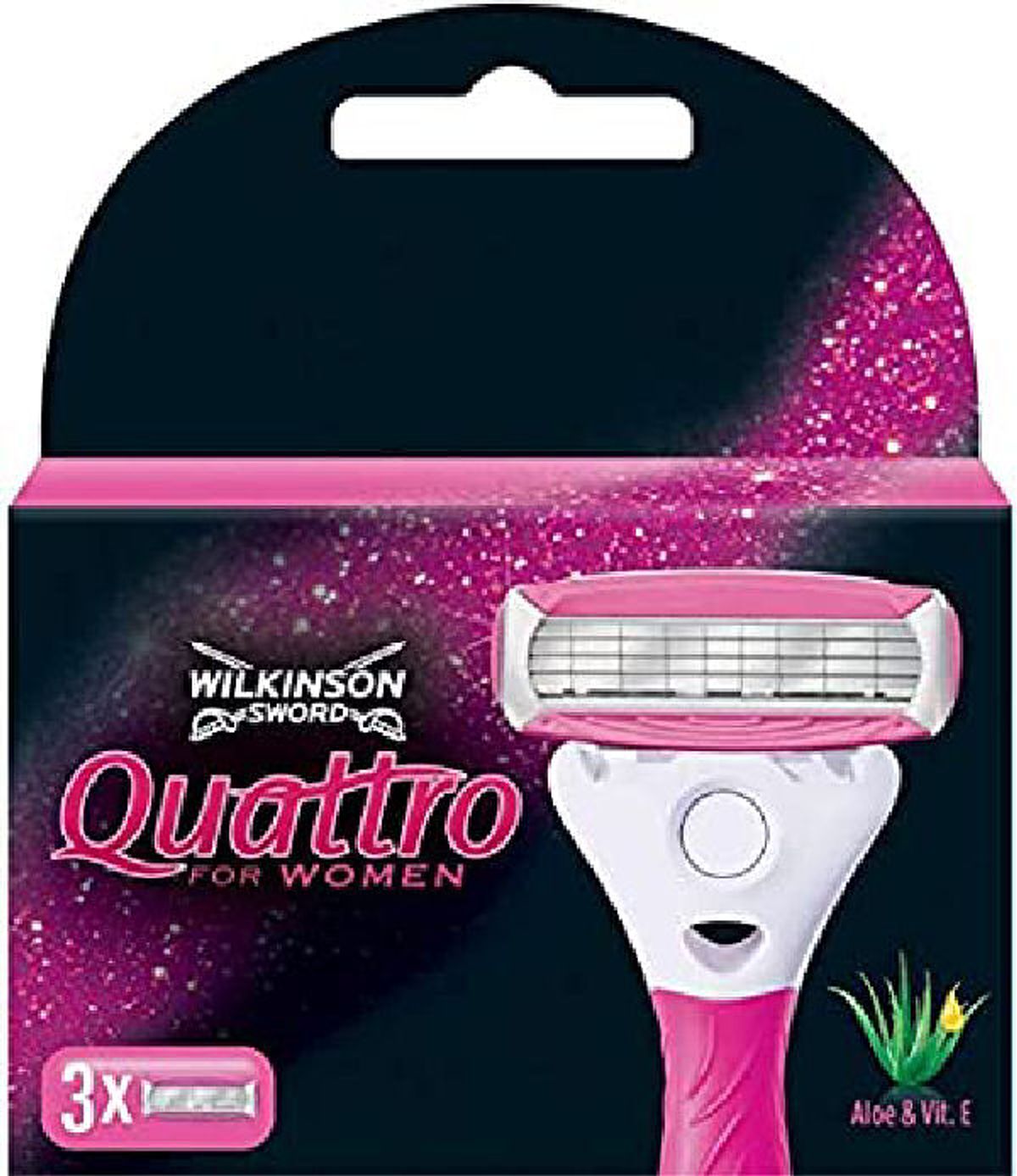 Wilkinson sword quattro for women 4 ultra-thin blades 3pk