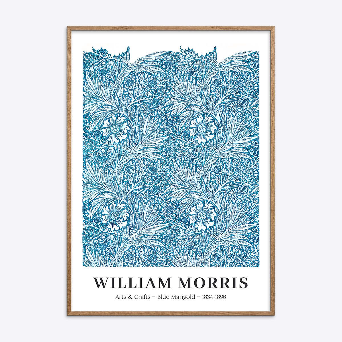 William Morris Blue Marigold - 21x30 cm