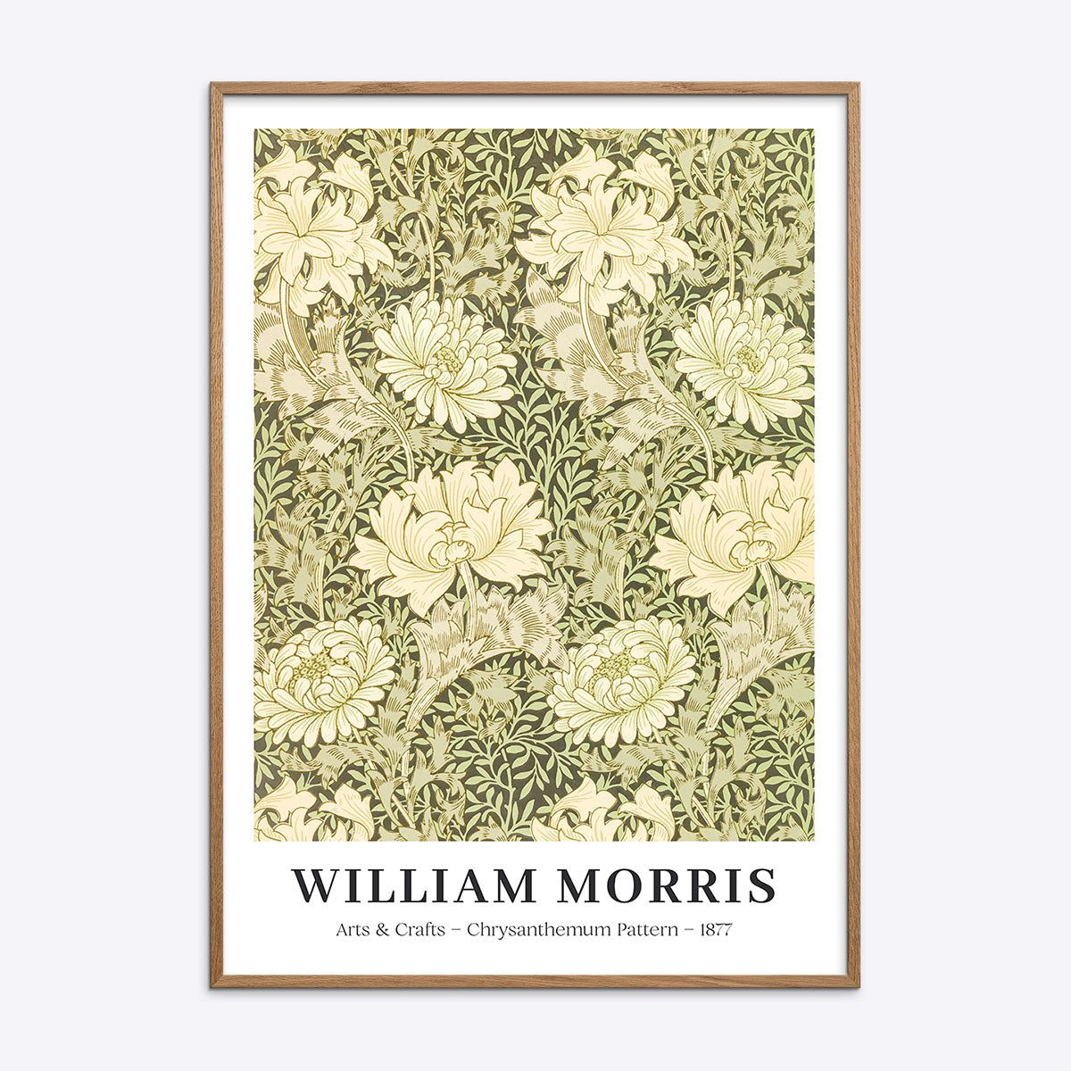 William Morris Chrysanthemum Pattern - 30x40 cm