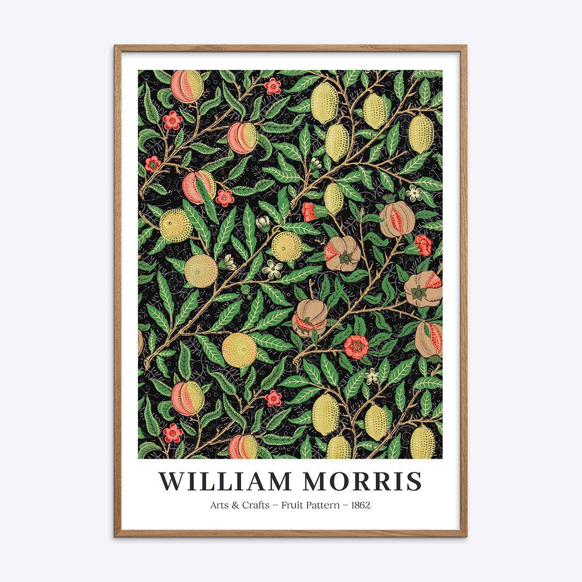 William Morris Fruit Pattern - 21x30 cm