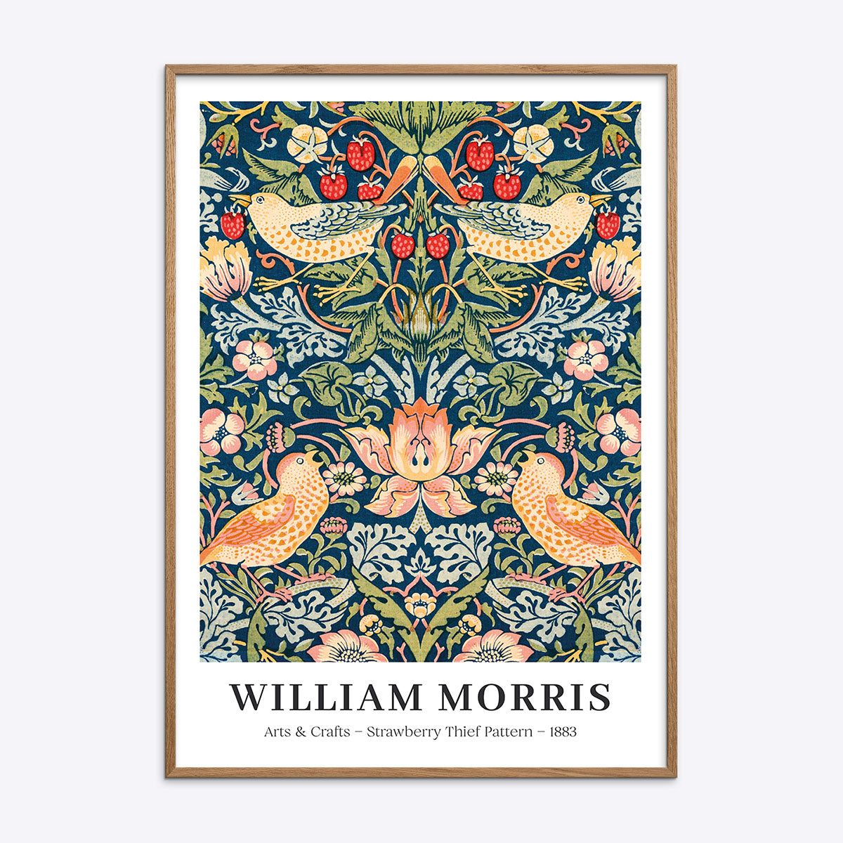 William Morris Strawberry Thief - 21x30 cm