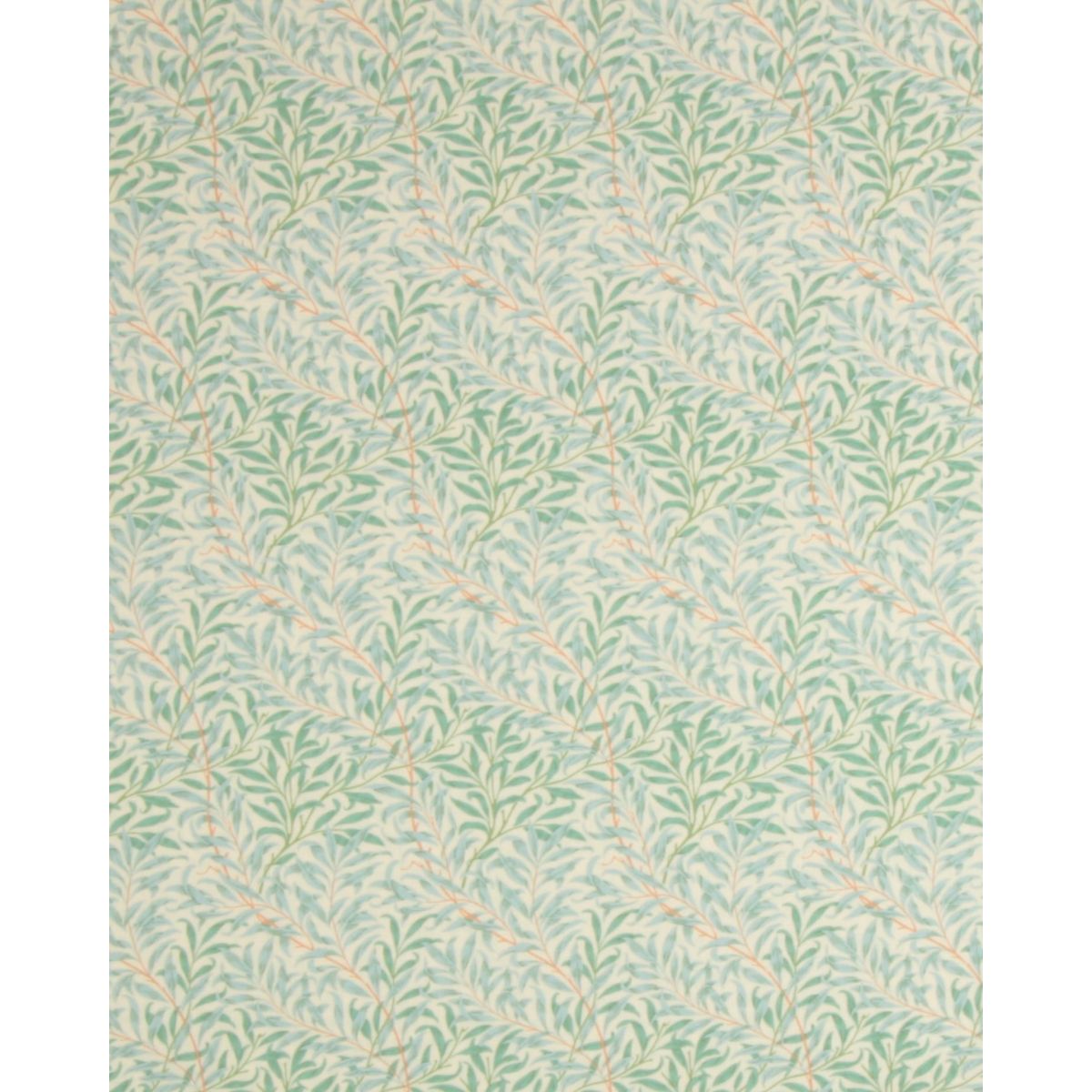 Willow Boughs, mørk mint/lyseblå - William Morris - 100% Bomuld