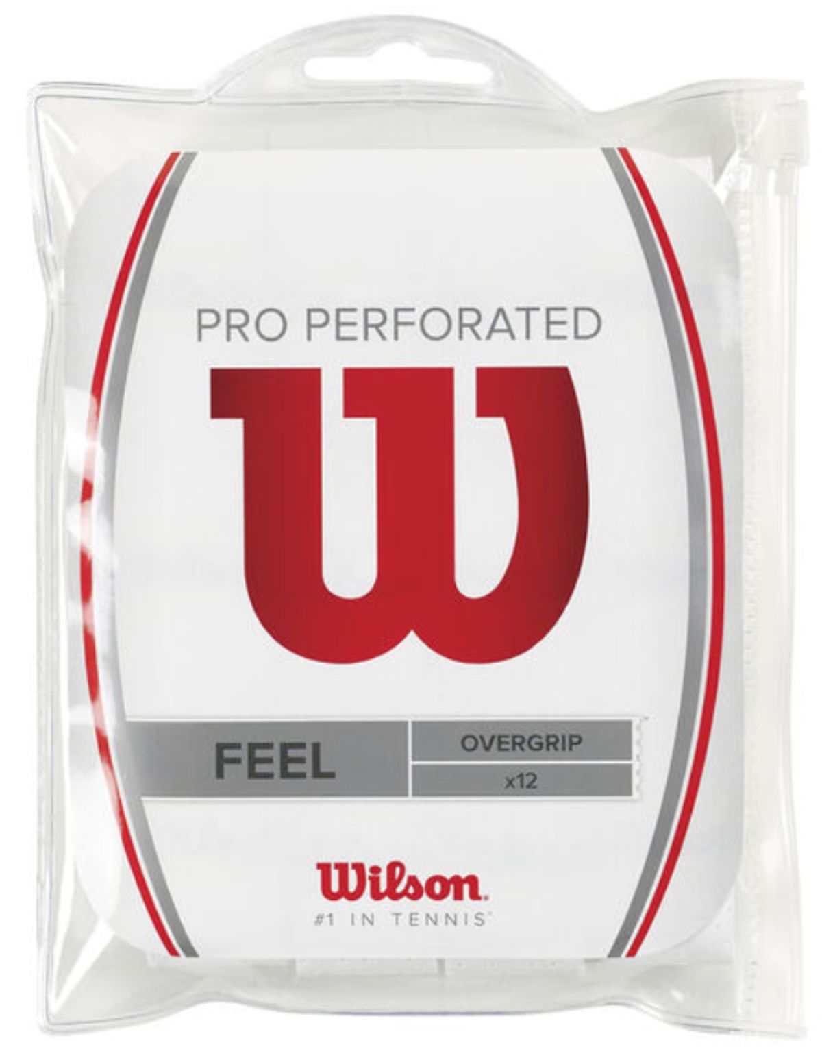 Wilson Pro Overgrip Perforated (12-pak, Hvid)