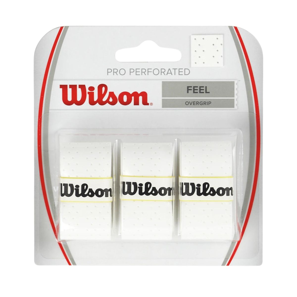 Wilson Pro Overgrip Perforated 3-Pack White