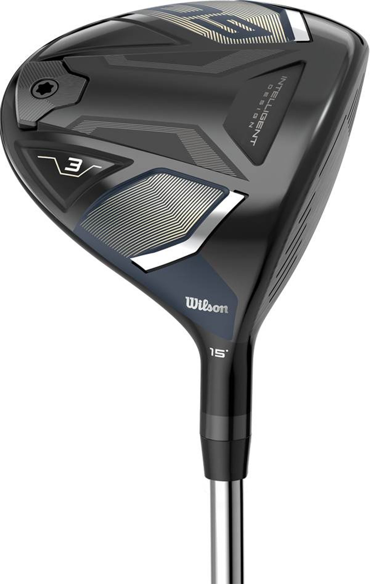 Wilson Staff D9 Herre Fairwaykølle - Sort - Højre - 18.0° (5 Kølle) - Mitsubishi Chemical Tensei CK Blue 50 Regular Grafit