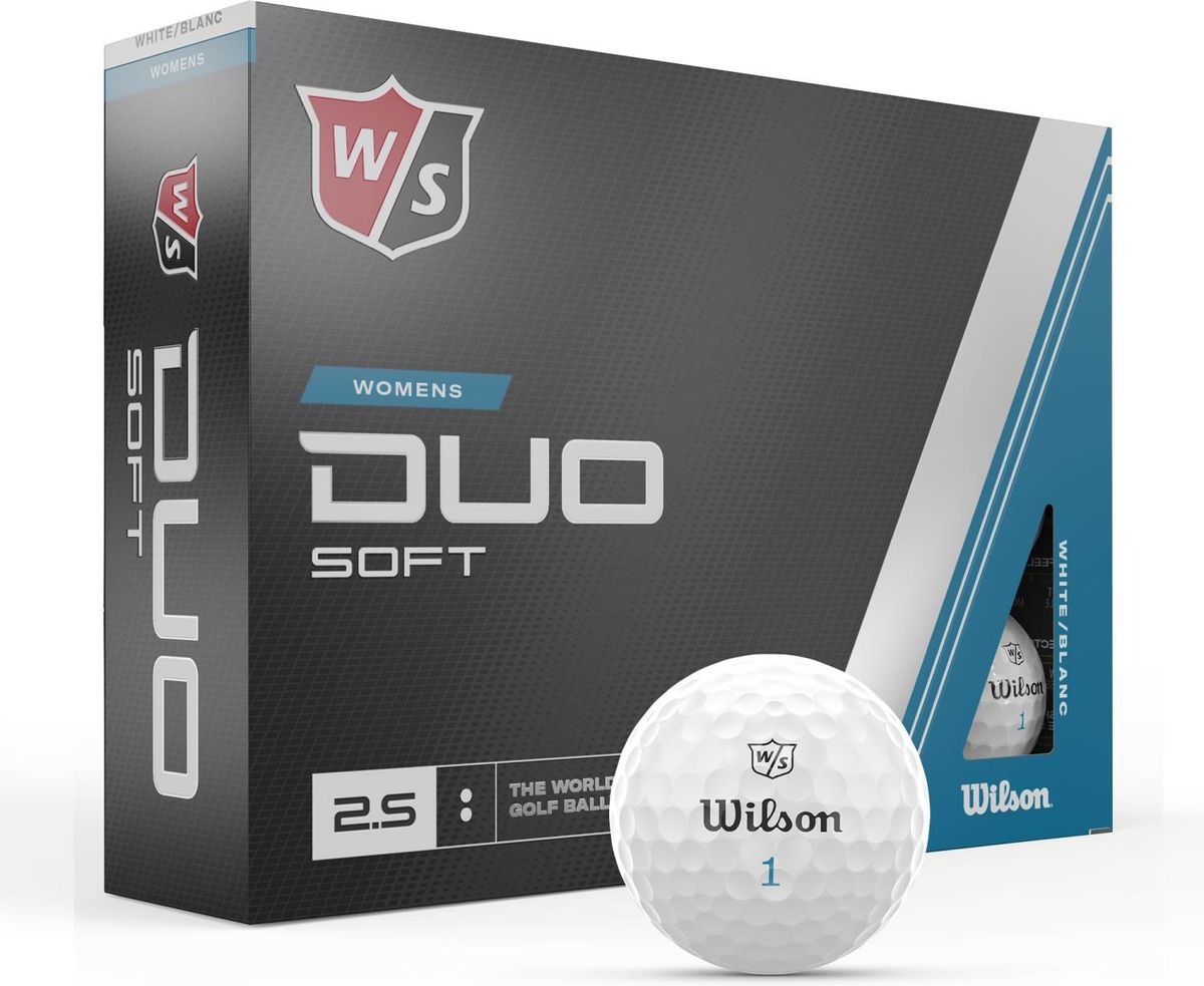 Wilson Staff Duo Soft (2023) Dame Golfbolde - Hvid