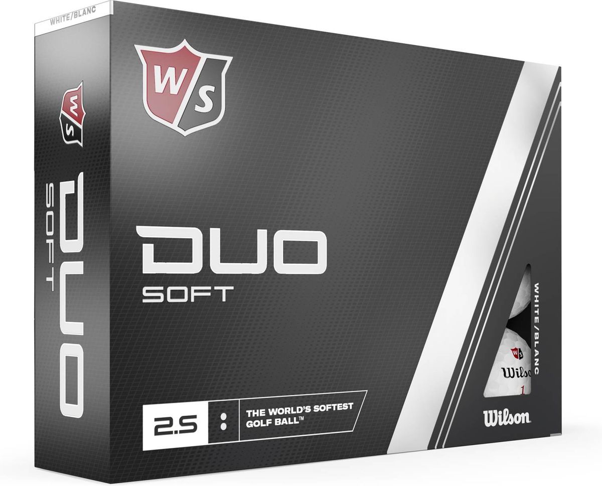 Wilson Staff Duo Soft (2023) Logobolde - Hvid