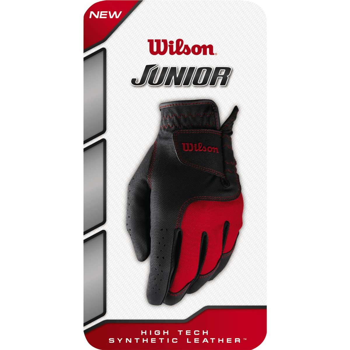 Wilson Staff Junior Syntetisk Junior Golfhandske - Black - Venstre - Str. L