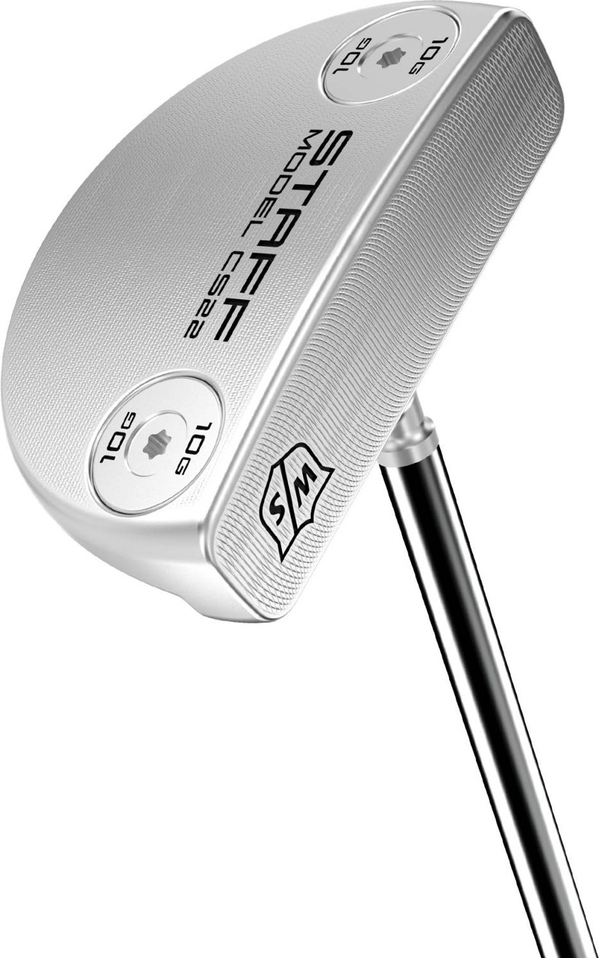 Wilson Staff Staff Model CS22 Straight Neck Putter - Chrome - Højre - Str. 34" - Wilson Staff Deep Etched (2023) Standard Grå