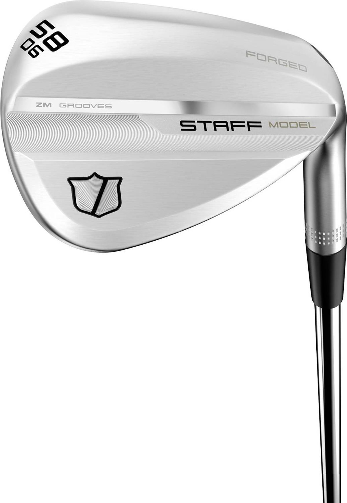 Wilson Staff Staff Model ZM Herre Gap Wedge - Chrome - Højre - 50.0° / 08° / ZM - True Temper Dynamic Golf Spinner 115 Stiff S200 Stål