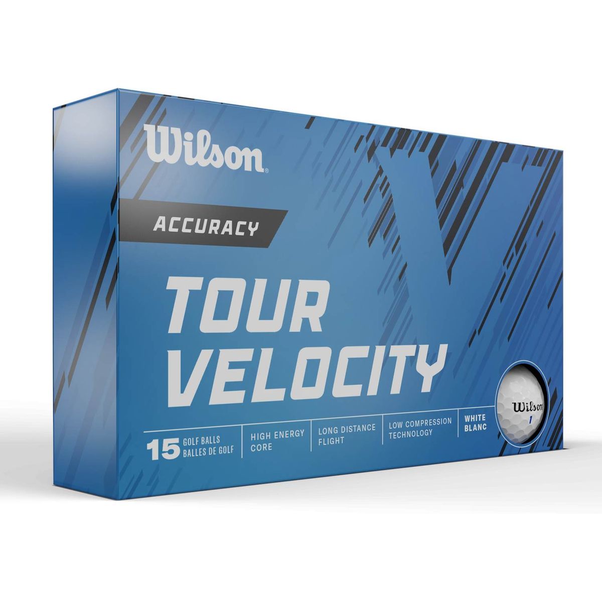 Wilson Staff Tour Velocity Accuracy (2024) Golfbolde - Hvid