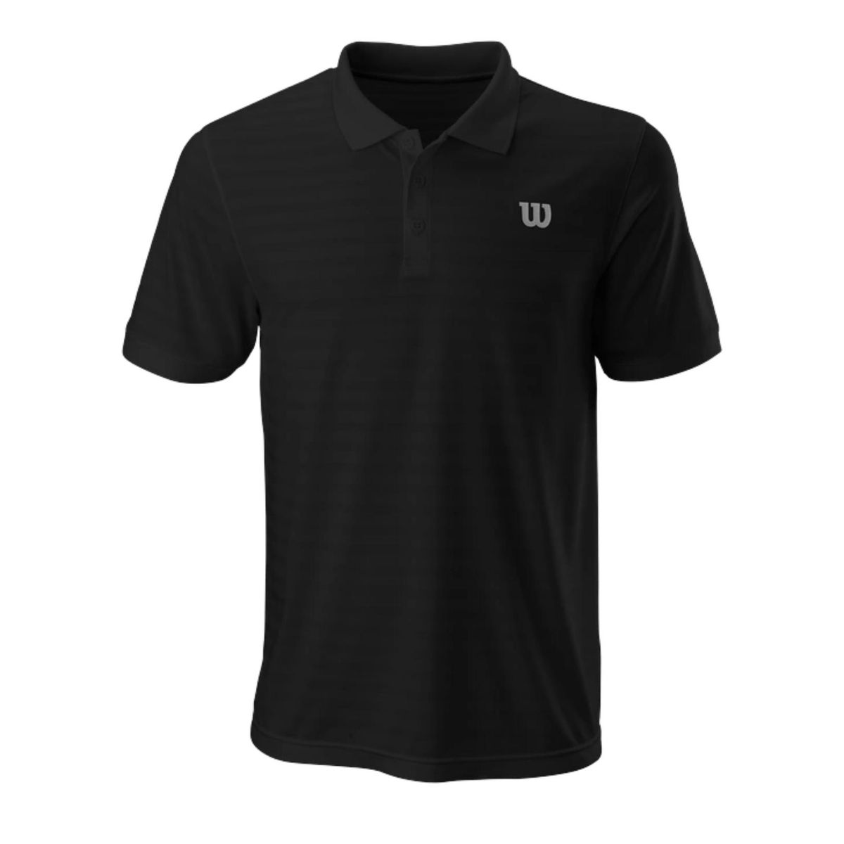 Wilson Stripe Polo Black